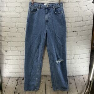 Re_Styld Jeans Womens Sz 6 Medium‎ Wash High Waisted Straight Fit